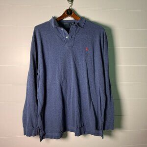Polo by Ralph Lauren Long Sleeve Polo Blue XL 100% Cotton